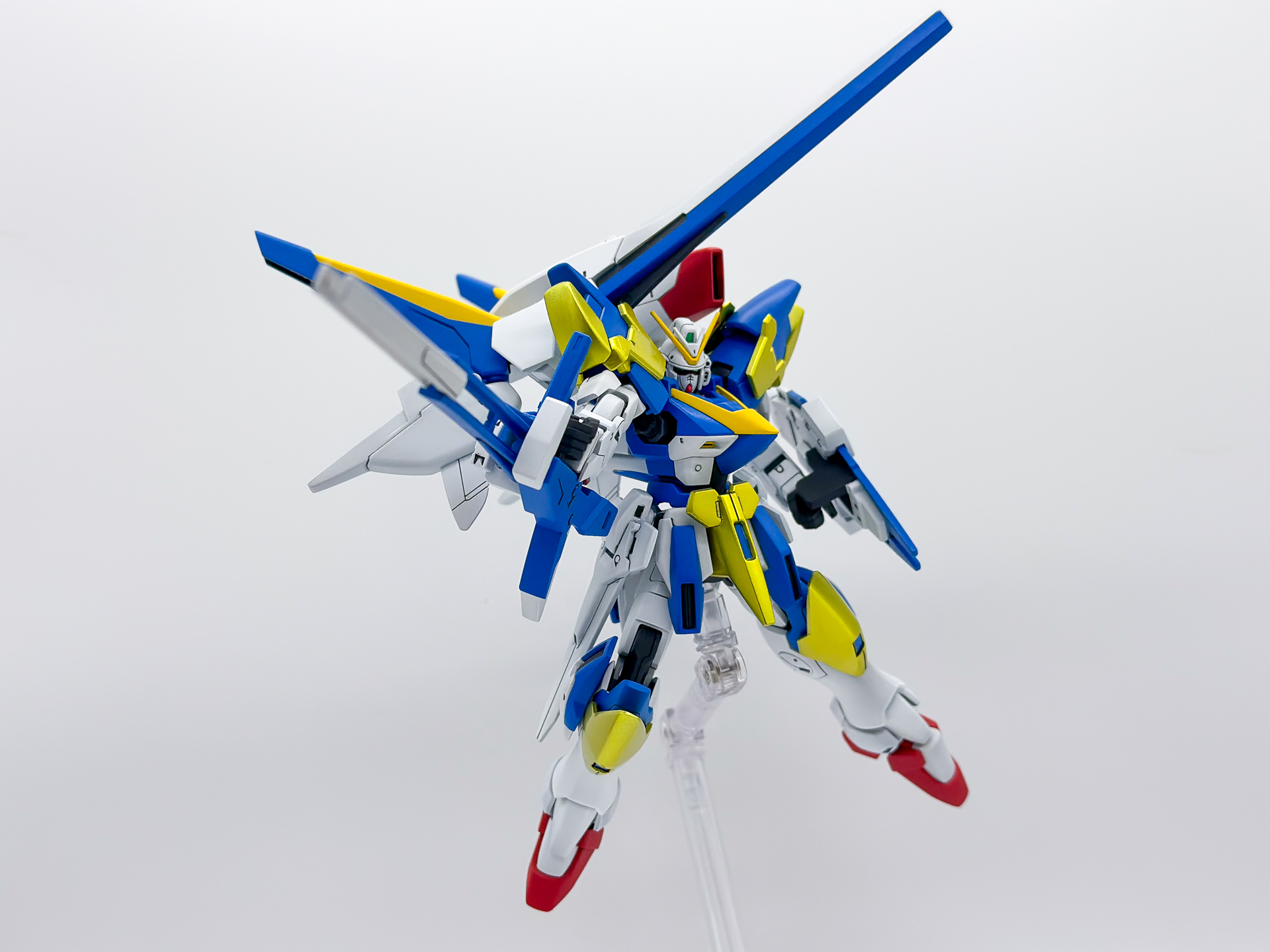 メガ・ビーム・キャノンを構えてみました。大型の武器はロマンがあります。