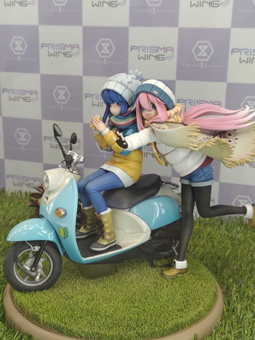 ゆるキャン△ wing フィギュア ゆるキャン△」より、なでしこと志摩リンのフィギュアが「PRISMA
