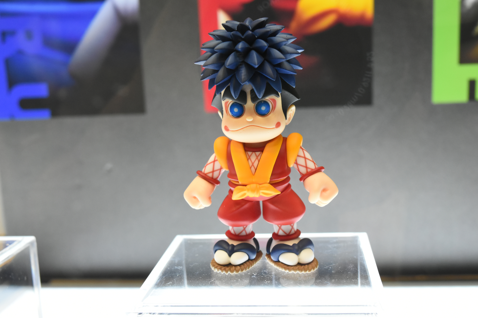 ゴエモンの特徴的なツンツン頭も忠実再現