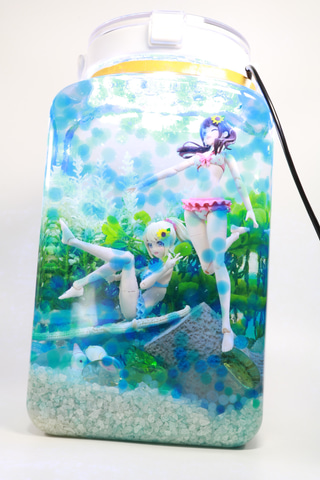 ☆Mii☆プロフ読んで下さい★専用　アクアテラリウム　レイアウト作品　267 特別企画】100円ショップ商品で簡単！ 夏にピッタリなプラモデル水中