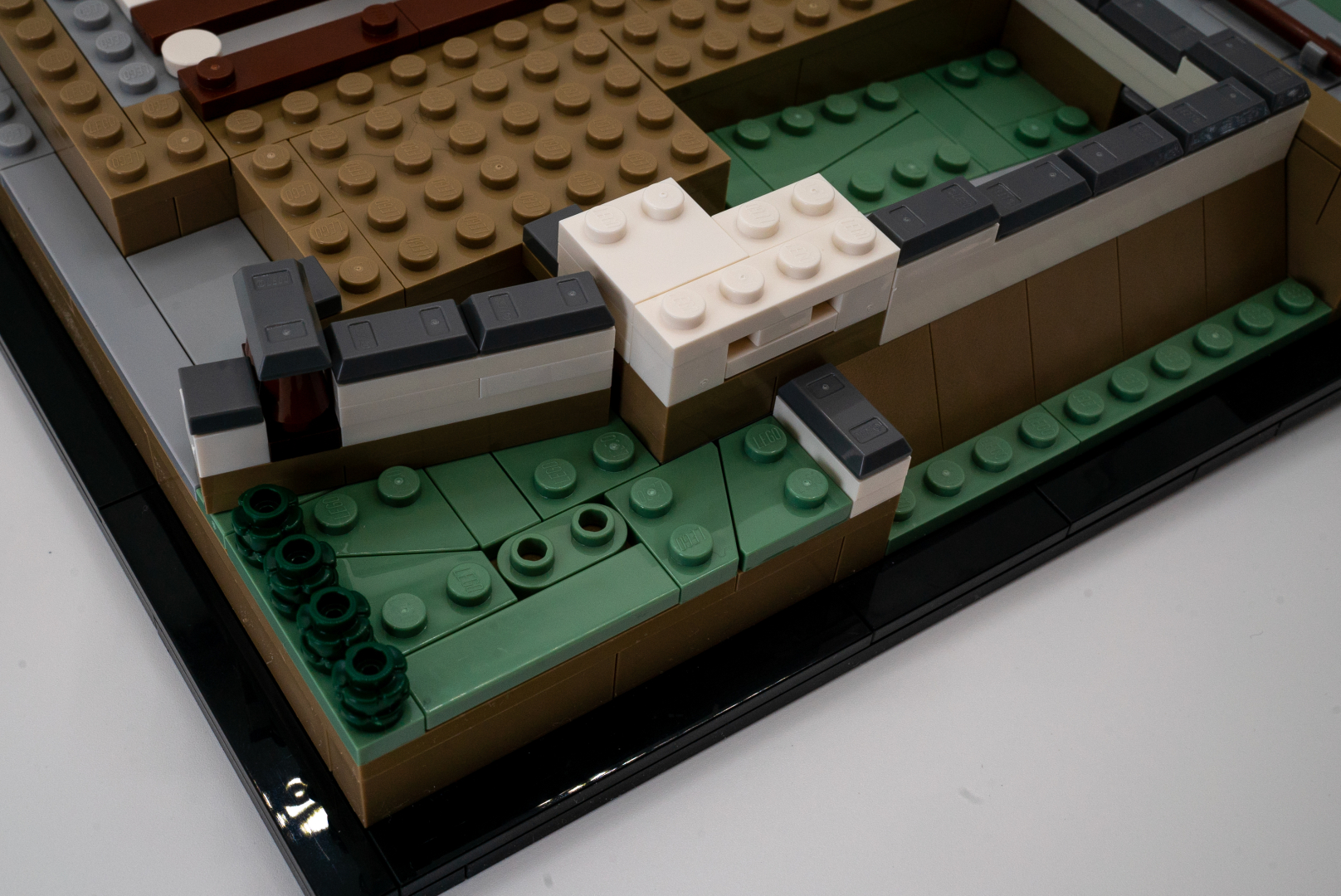 櫓を斜めに配置することで、かなりリアル感が増す！