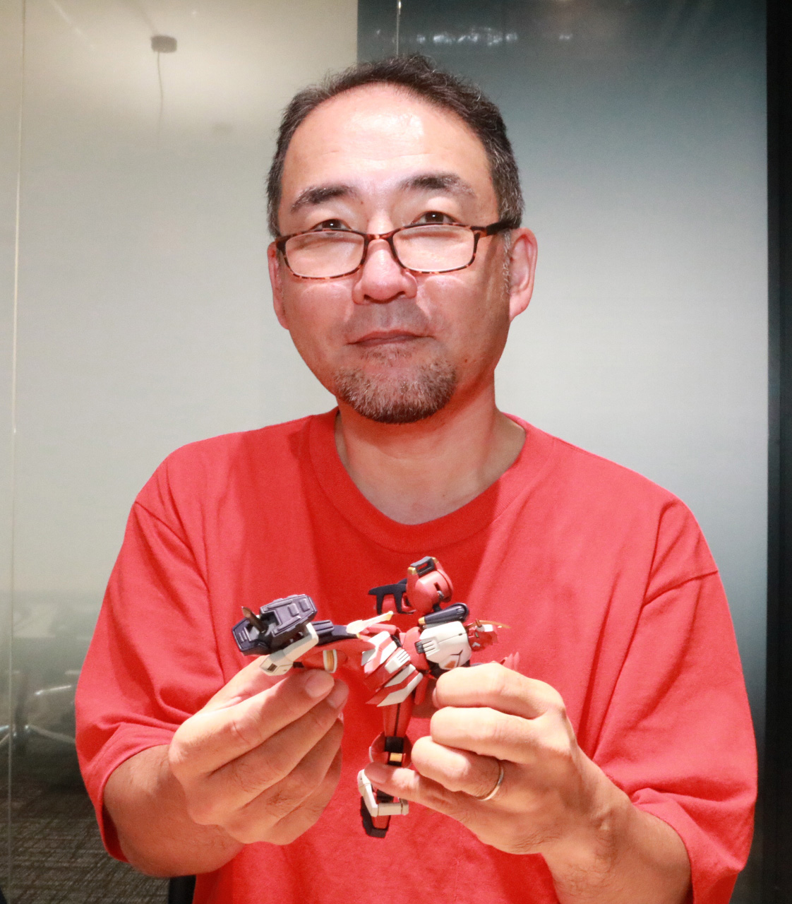 「ROBOT魂＜SIDE MS＞アンカーガンダム」を担当するBANDAI SPIRITS コレクターズ事業部・天笠泰伸氏