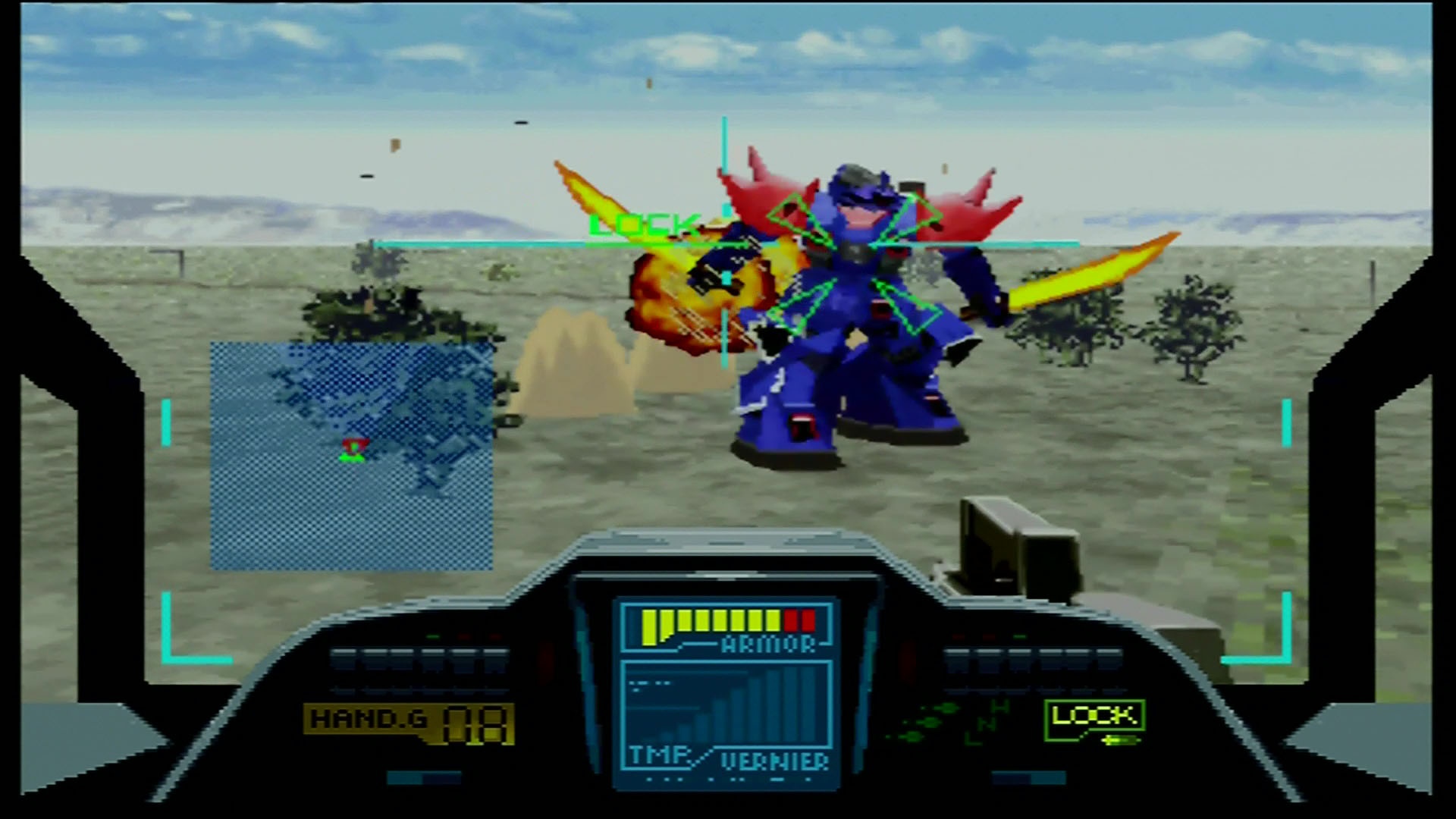 セガサターンで発売された「機動戦士ガンダム外伝」のシーン。3部作で順に発売され、それをまとめたのが「機動戦士ガンダム外伝 THE BLUE DESTINY」となる