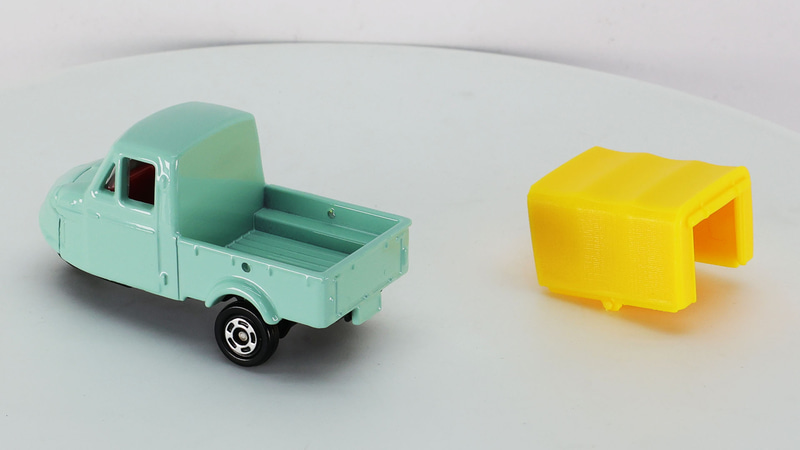 アクションとして幌を取り外せます