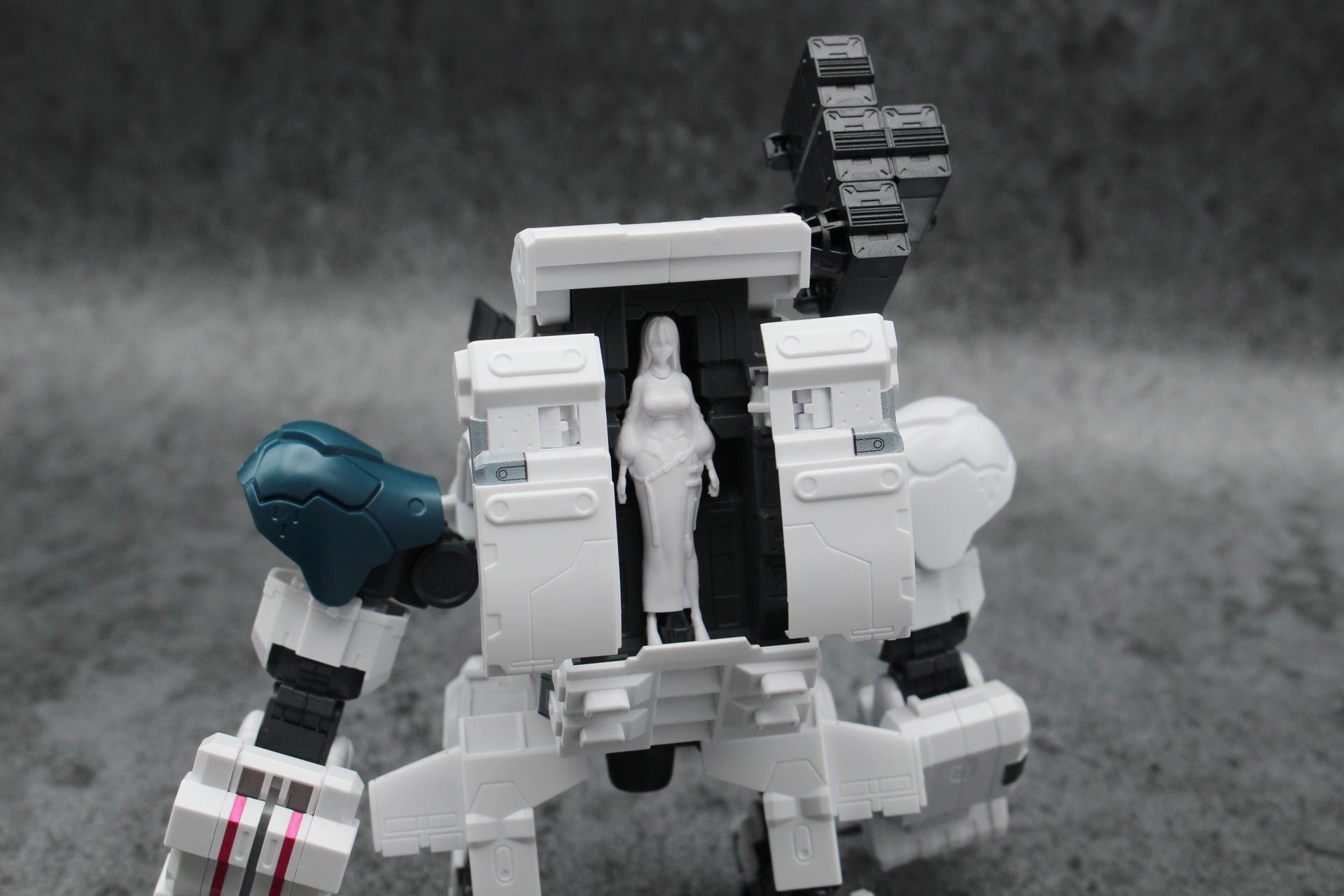 コフィンと呼ばれる搭乗スペースに格納できる