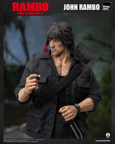 ランボー/怒りの脱出」よりジョン・ランボーが1/6スケールの可動