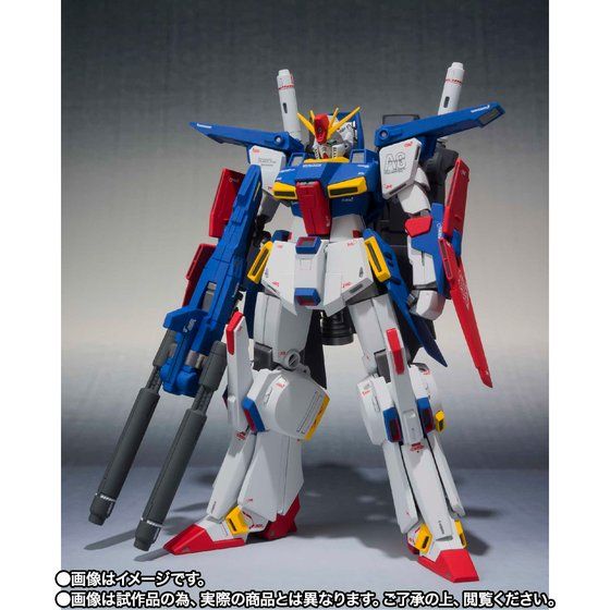 2020年に発売された「ROBOT魂 (Ka signature) ＜SIDE MS＞ ZZガンダム」。こちらは変形システムは搭載されていない