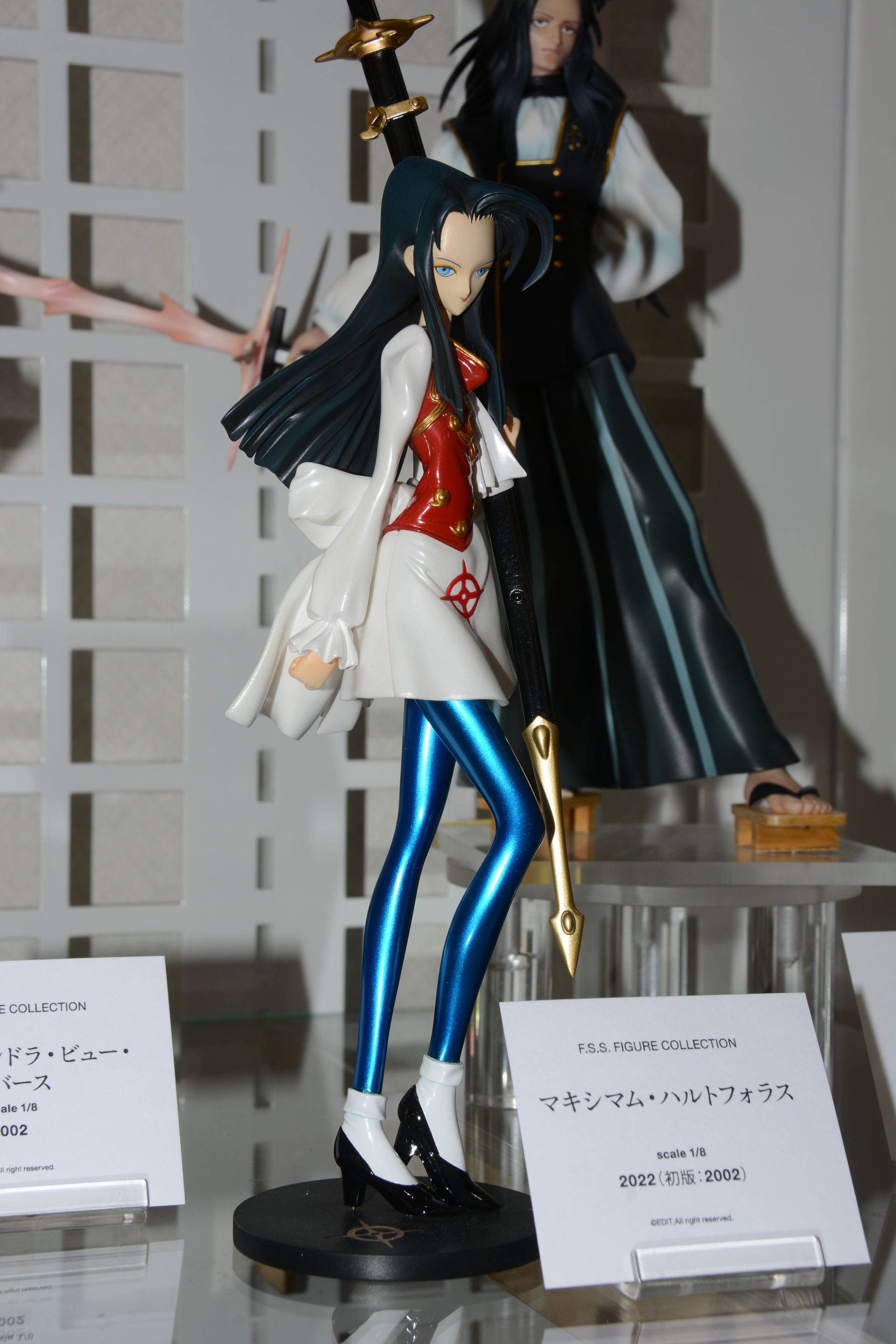 キャラクターのガレージキットの展示も