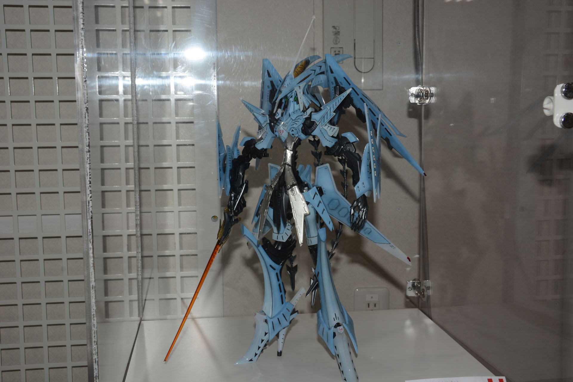 会場ではホビージャパンのモデラーの作例も。期間中作例展示は増えるという