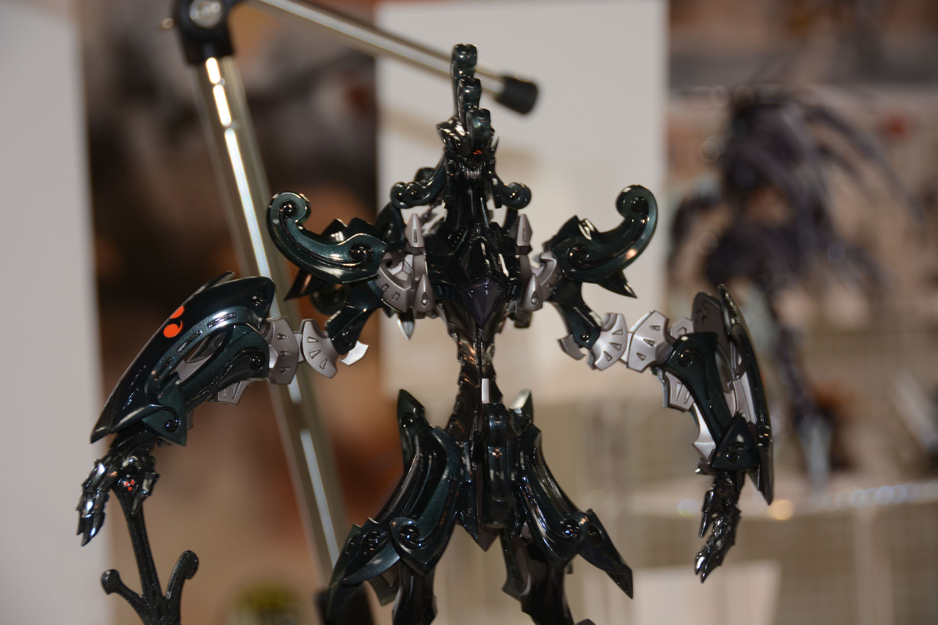 レジン製ガレージキットとして商品化された「HSGK 1/72 ダッカス・ザ・ブラックナイト」。価格は55,000円。会場で再販品が限定販売されている