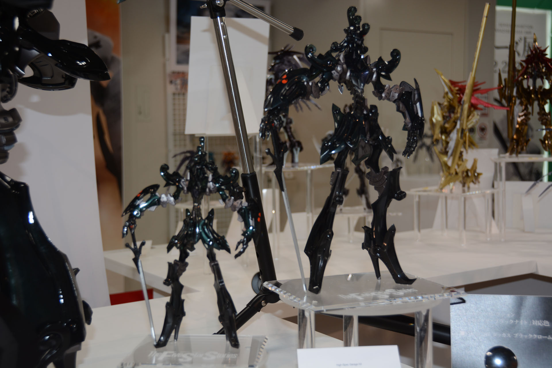 会場ではサイズ差を見比べることも可能