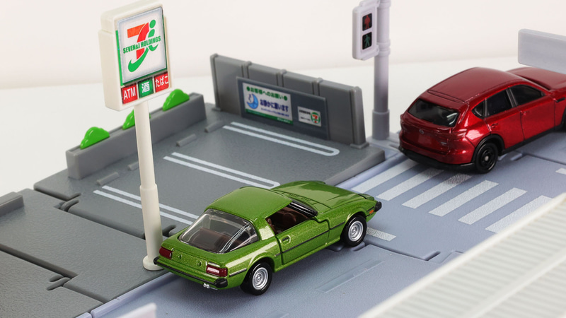 大きい駐車場に駐車