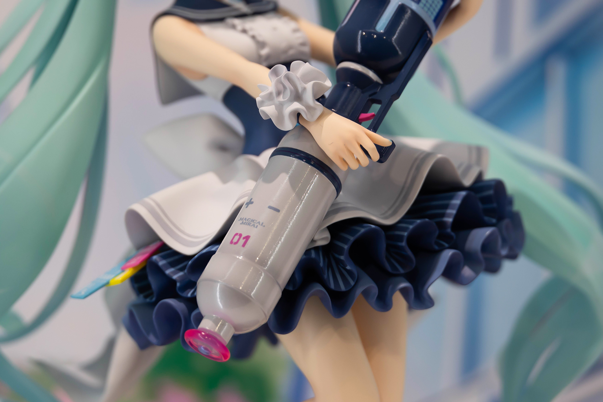 手に持った大きなアイテムも精巧に作られている