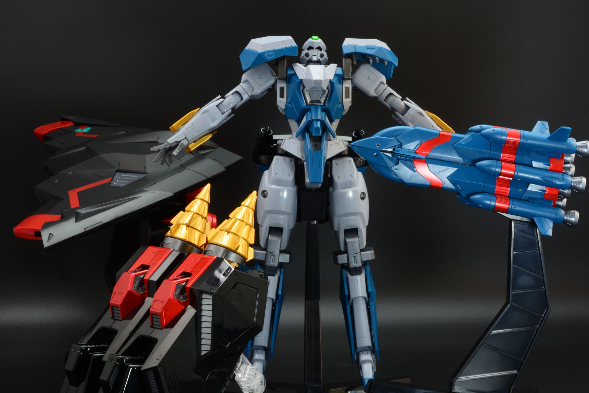 ガイの叫びにガオーマシンが変形合体する！