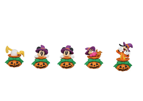 かぼちゃに入ったミッキーたちが可愛い！ ガチャ「ディズニー the