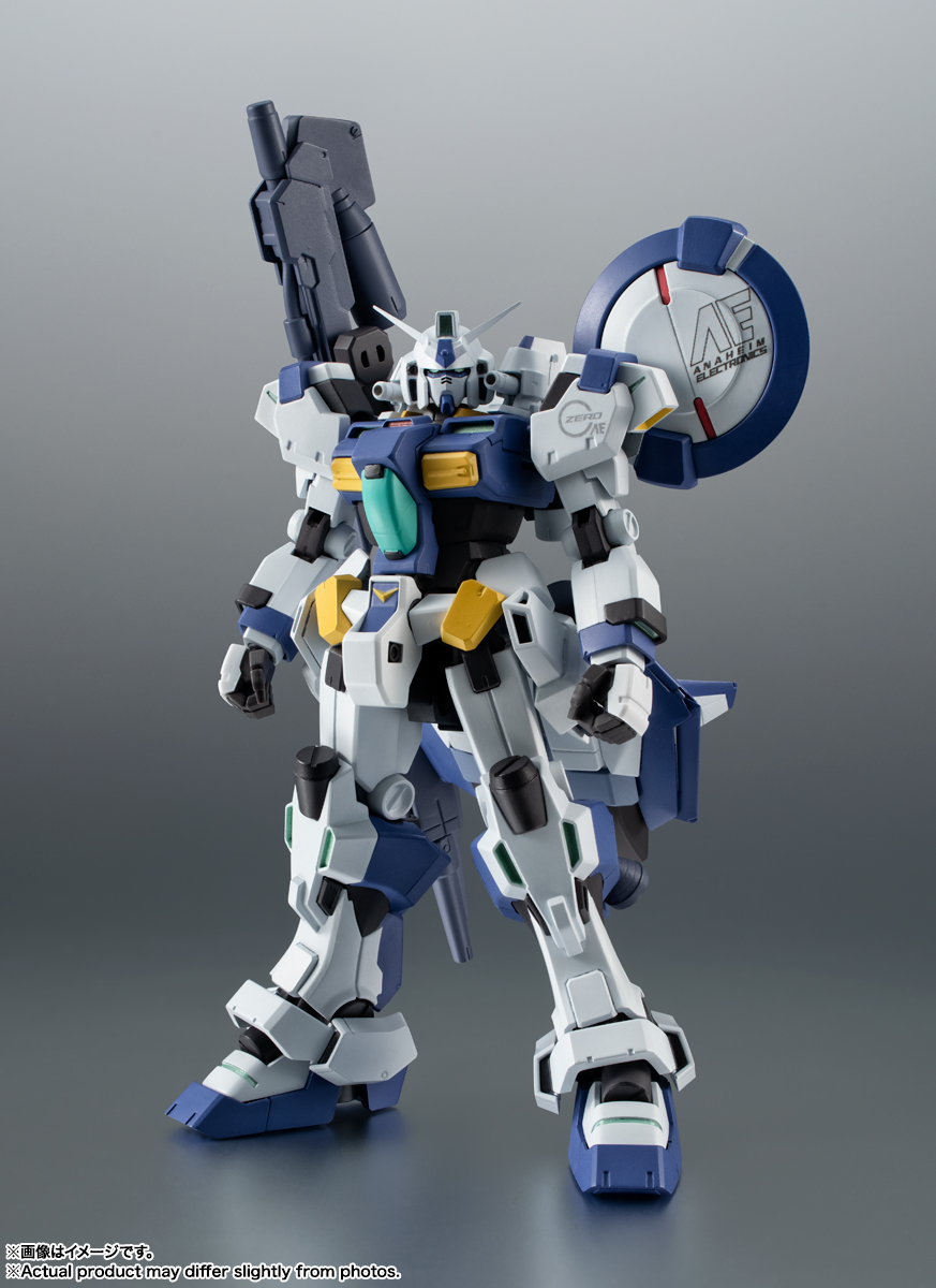 別売りの「ROBOT魂＜SIDE MS＞エフェクトパーツセット2 ver. A.N.I.M.E.」の超大型バーニアエフェクトなどと連動可能