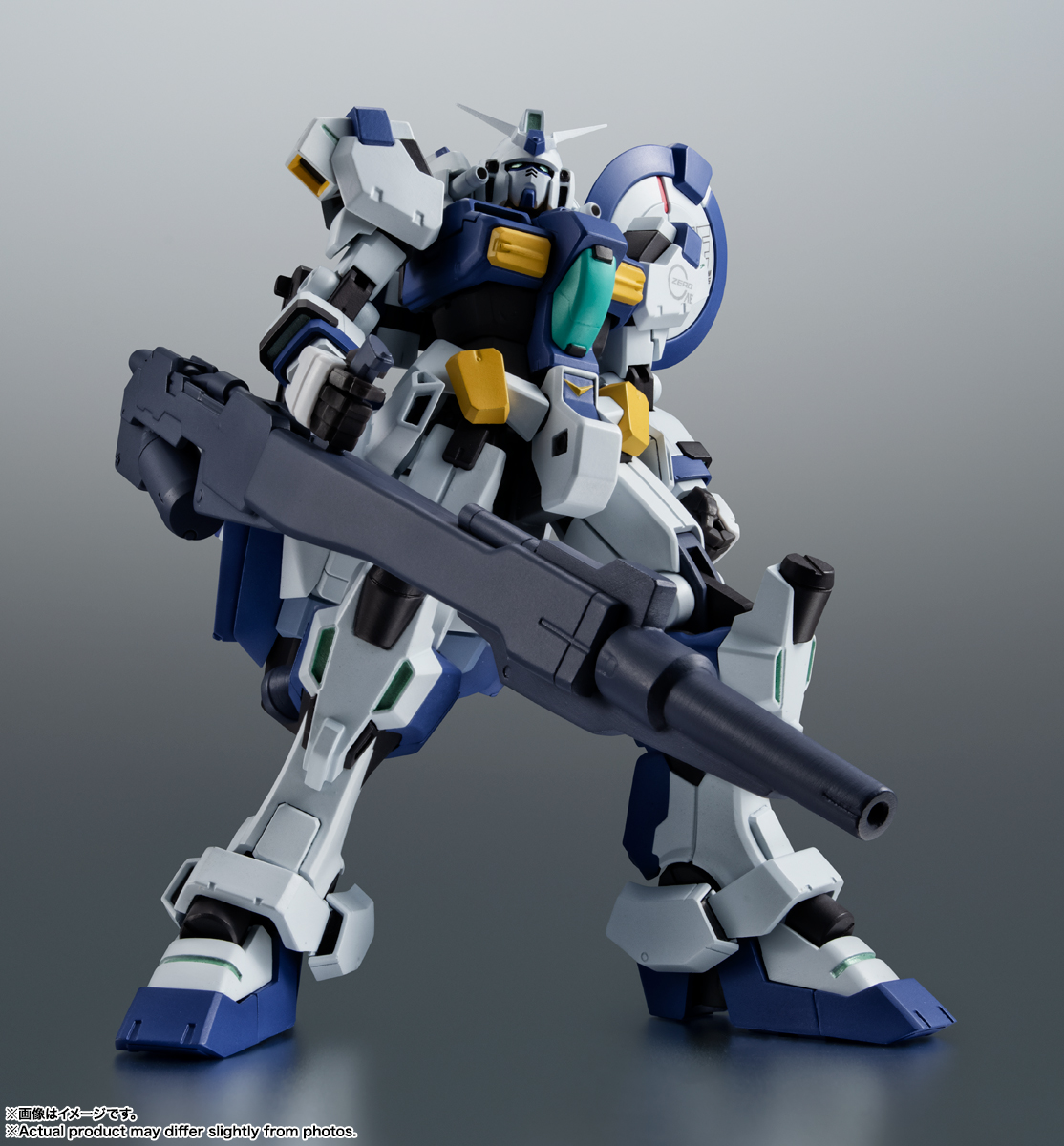 別売りの「ROBOT魂＜SIDE MS＞エフェクトパーツセット2 ver. A.N.I.M.E.」の超大型バーニアエフェクトなどと連動可能