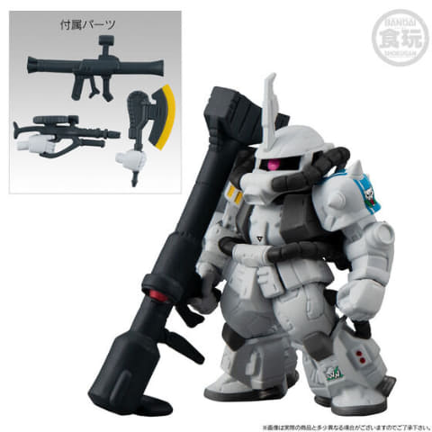 機動戦士ガンダム MSV」よりソロモンの白狼が搭乗した5種の機体が食玩