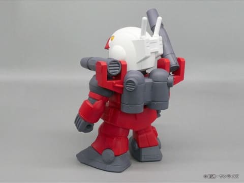 ガンキャノン ビッグソフビ 約38cm 機動戦士ガンダム ソフビ 機動戦士ガンダム」よりガンダムとガンキャノンが全高約230mmの