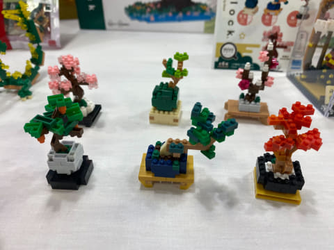 カワダのナノブロックシリーズに桜や盆栽など樹木に注目した商品が登場