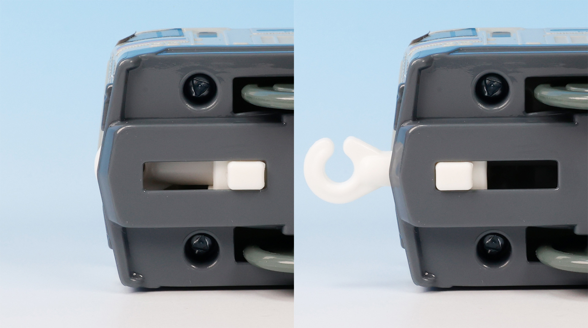 底面側にはスイッチが設置されている