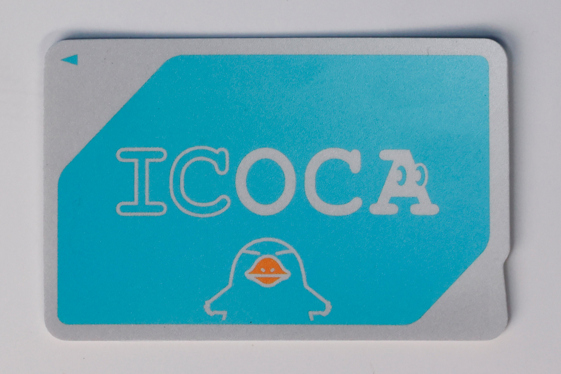 ICOCAをモチーフにした付属のICカード