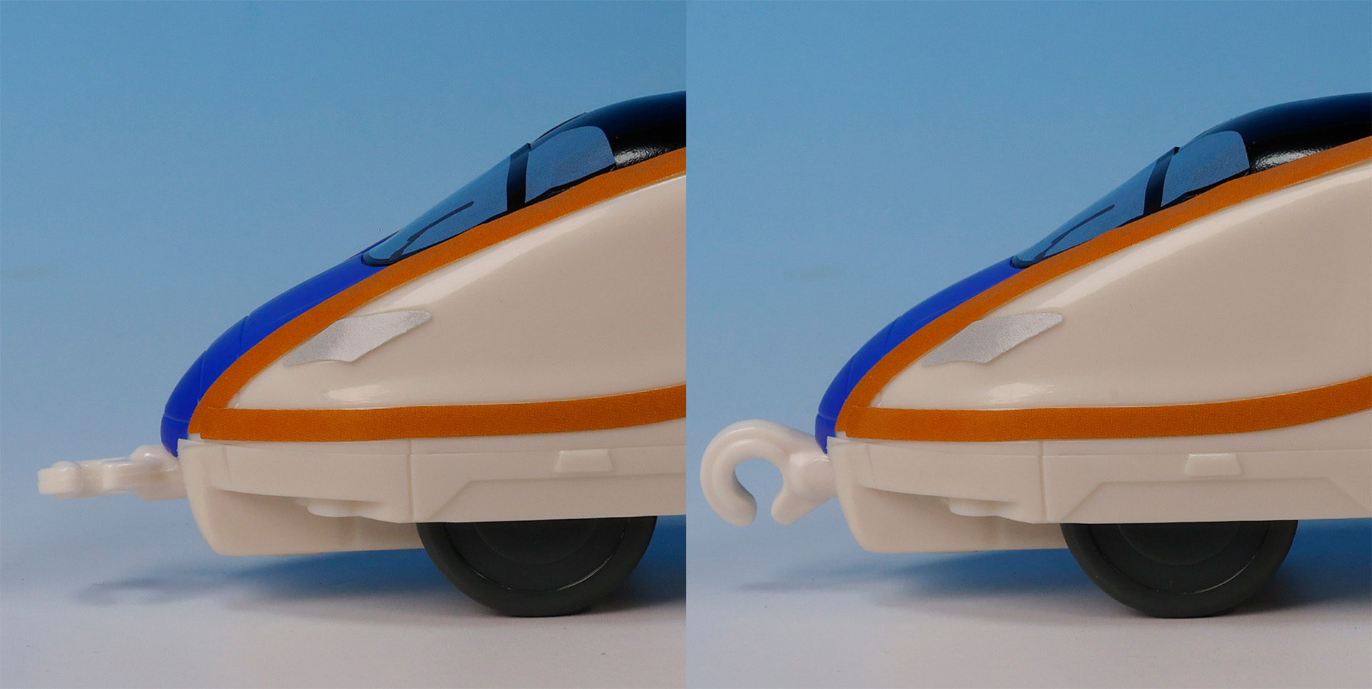 連結器部分はこのように回転させることもできる