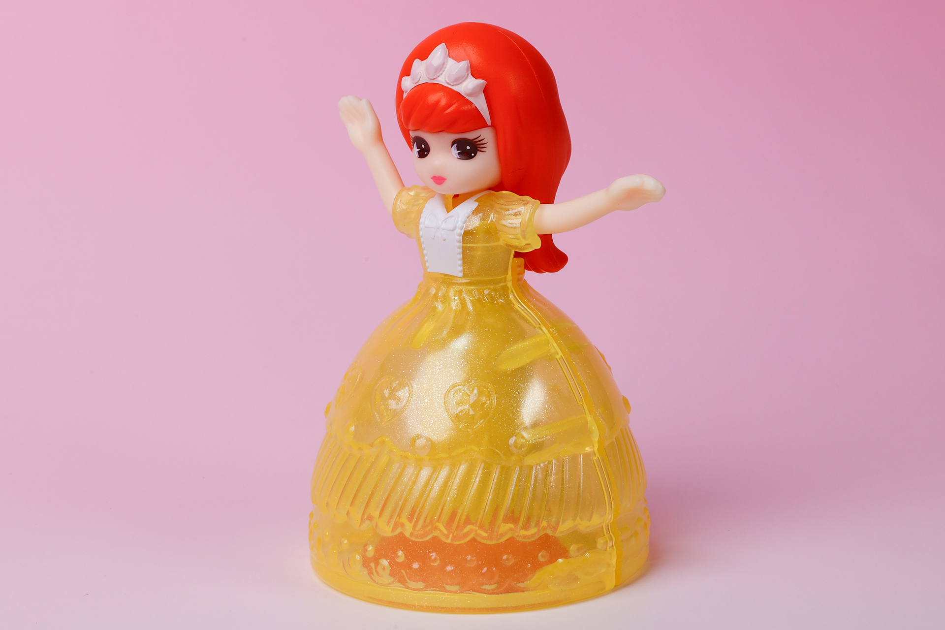 クリスタルレモンドレスを身に付けていると、どっしりとした安定感がある