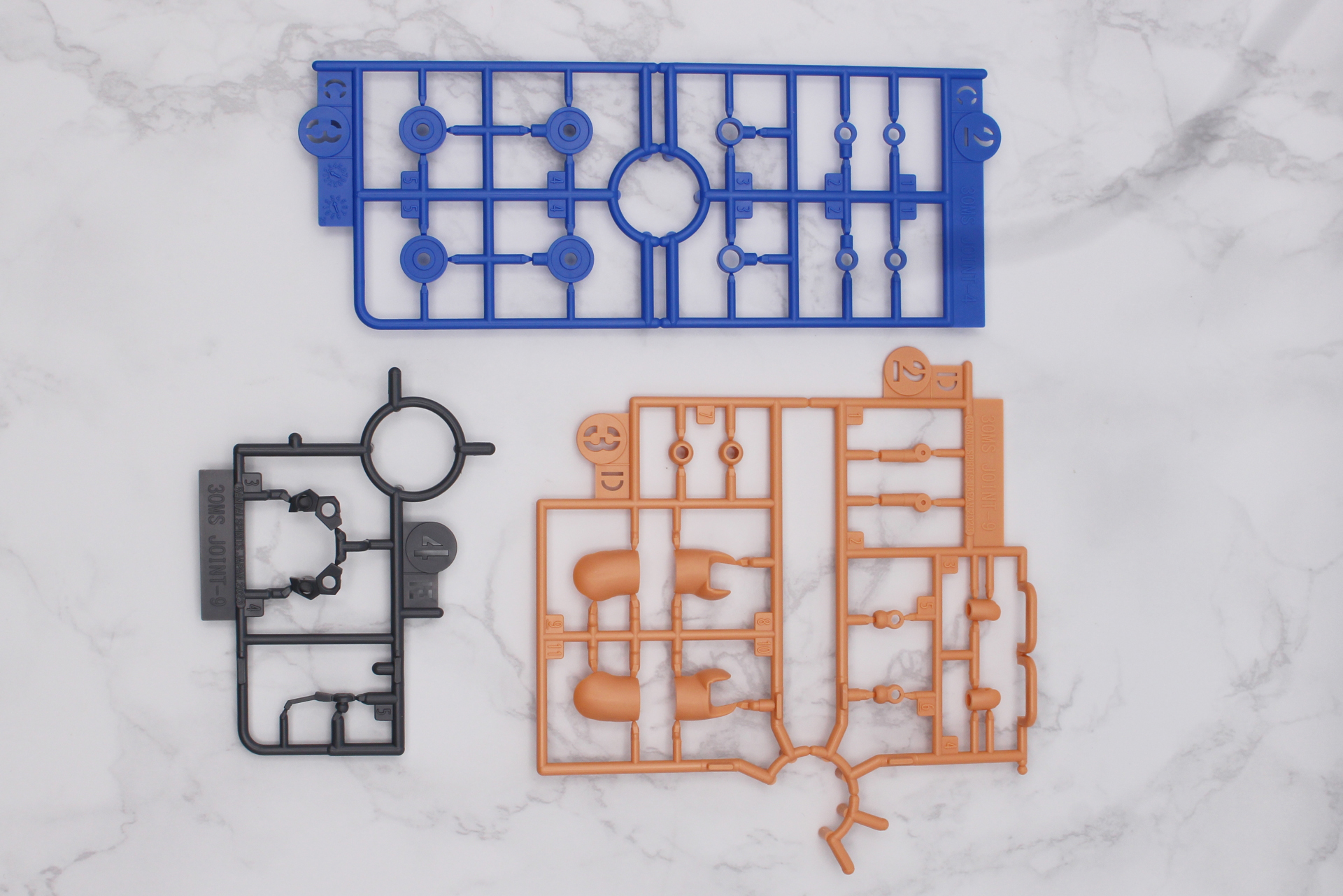 Cパーツ、Dパーツ、Eパーツ