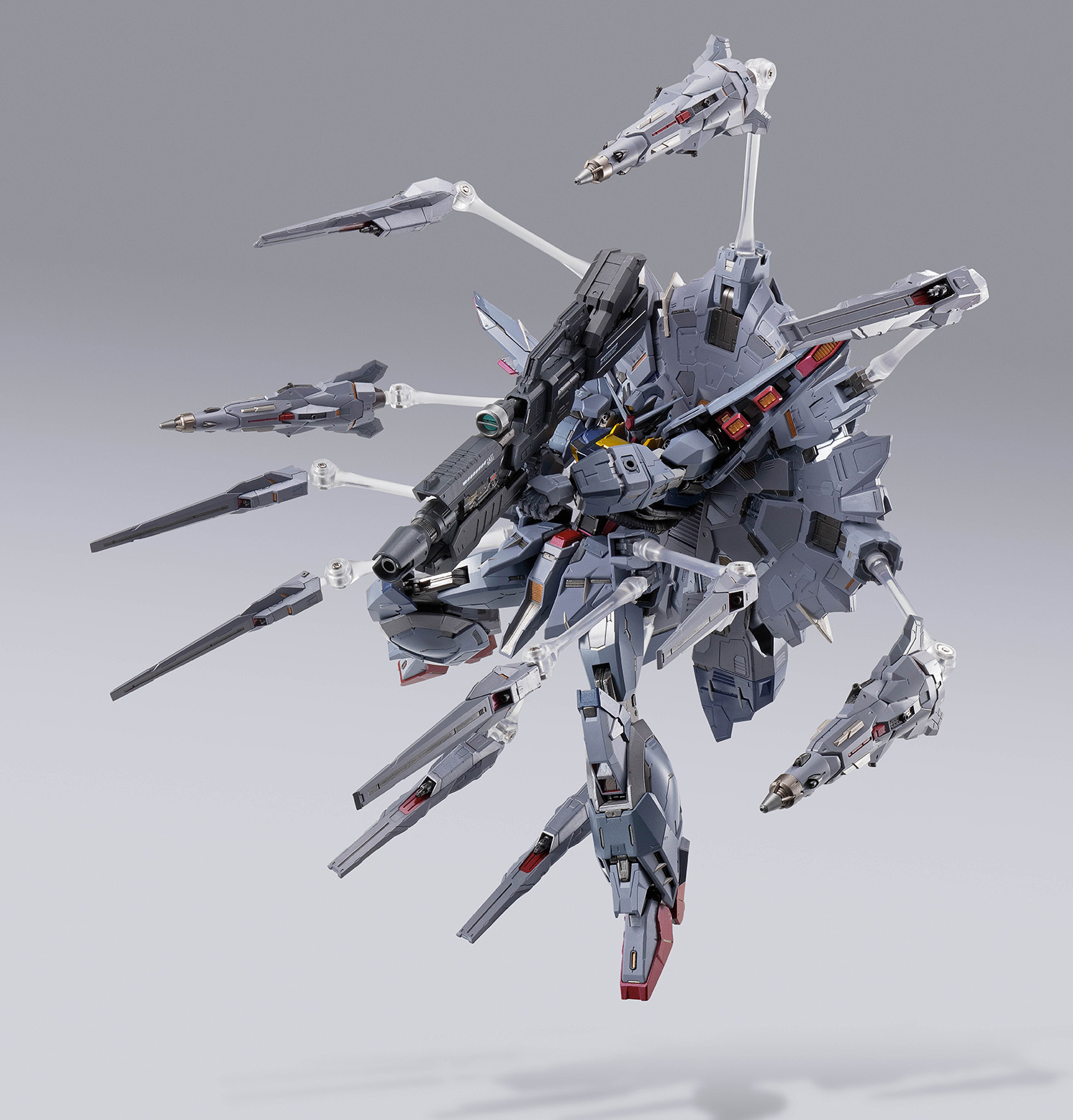 プラットフォーム、本体サイドとリアからドラグーンが射出されるようなディスプレイが可能