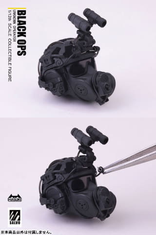 salvoシリーズ sa01 ブラックオペレーションズ 1/12スケール 1/12 Scale HASUKI SA01 Salvo Series Black Ops Action Figure