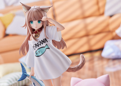 うちのねこが女の子でかわいい「きなこ」～おはようVer.　新品未開封 うちのねこが女の子でかわいい』「きなこ」～おはようVer.～ 1/6