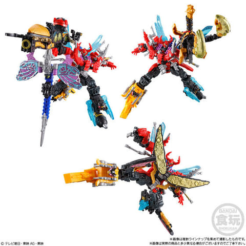 ミニプラ オージャメタリック 13体のシュゴッドがメタリックカラーで新生！『王様戦隊キング