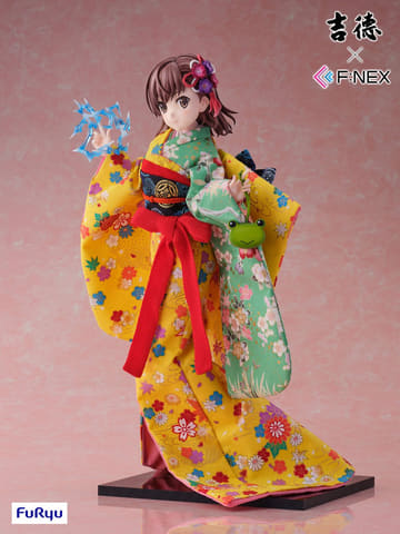 友禅を纏う御坂美琴の日本人形が登場！ 「吉徳×F:NEX 御坂美琴 日本