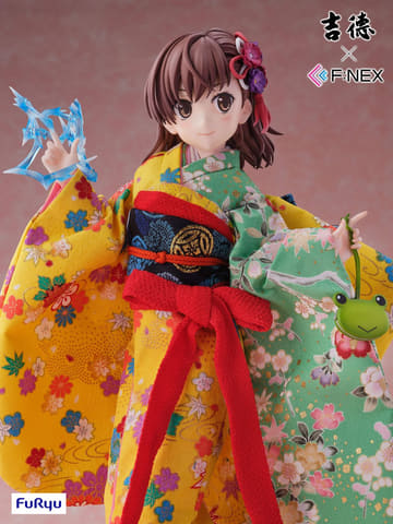 友禅を纏う御坂美琴の日本人形が登場！ 「吉徳×F:NEX 御坂美琴 日本