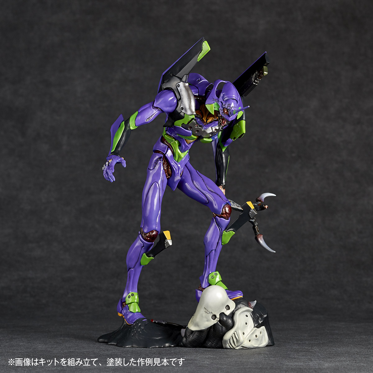 「ARTPLA エヴァンゲリオン初号機“暴走”」。11月発売予定、価格7,150円。原型を松村しのぶ氏が担当している。吉良氏は松村氏のアレンジを参考にしたという