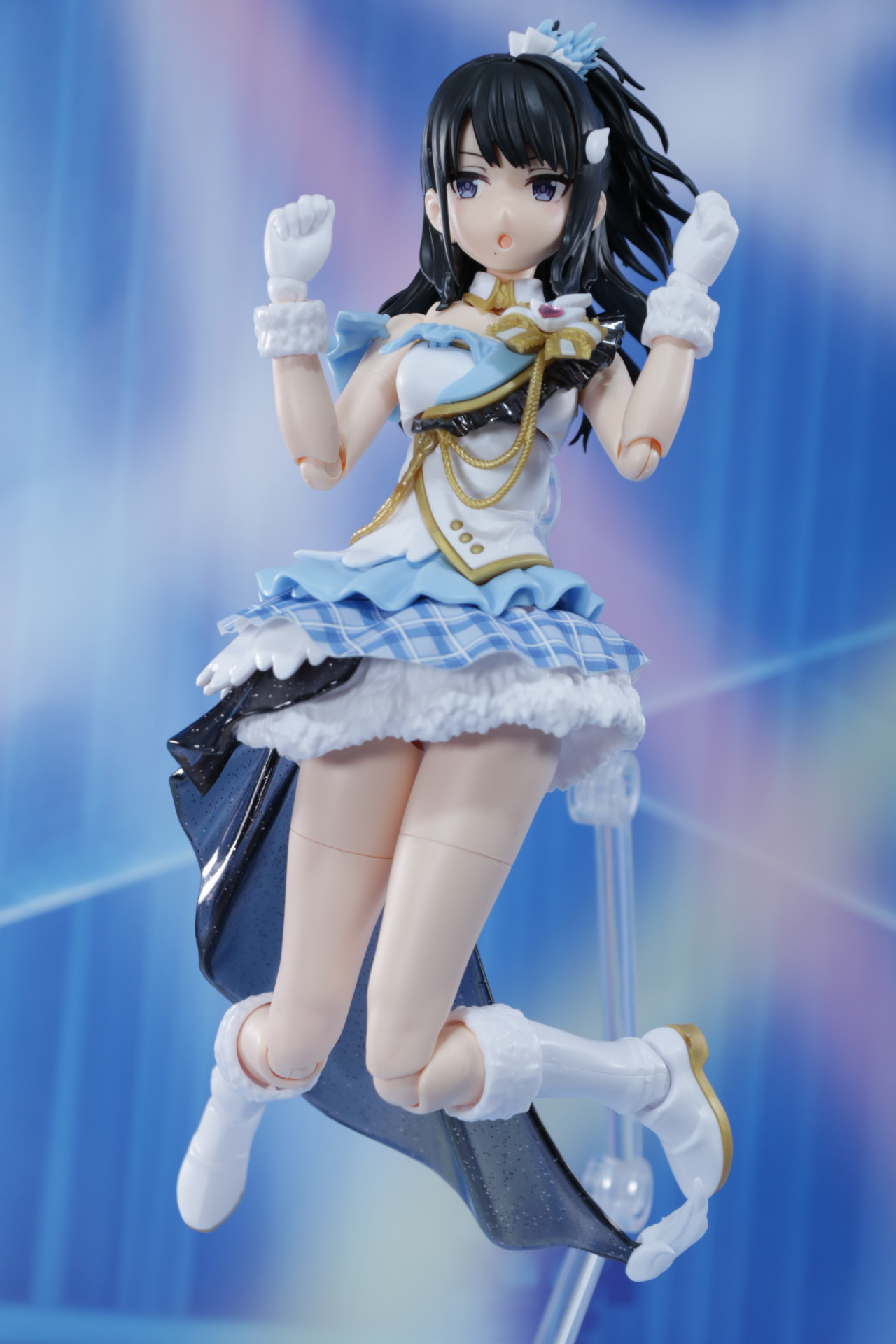 大きくステージで跳ぶ姿も表現できる