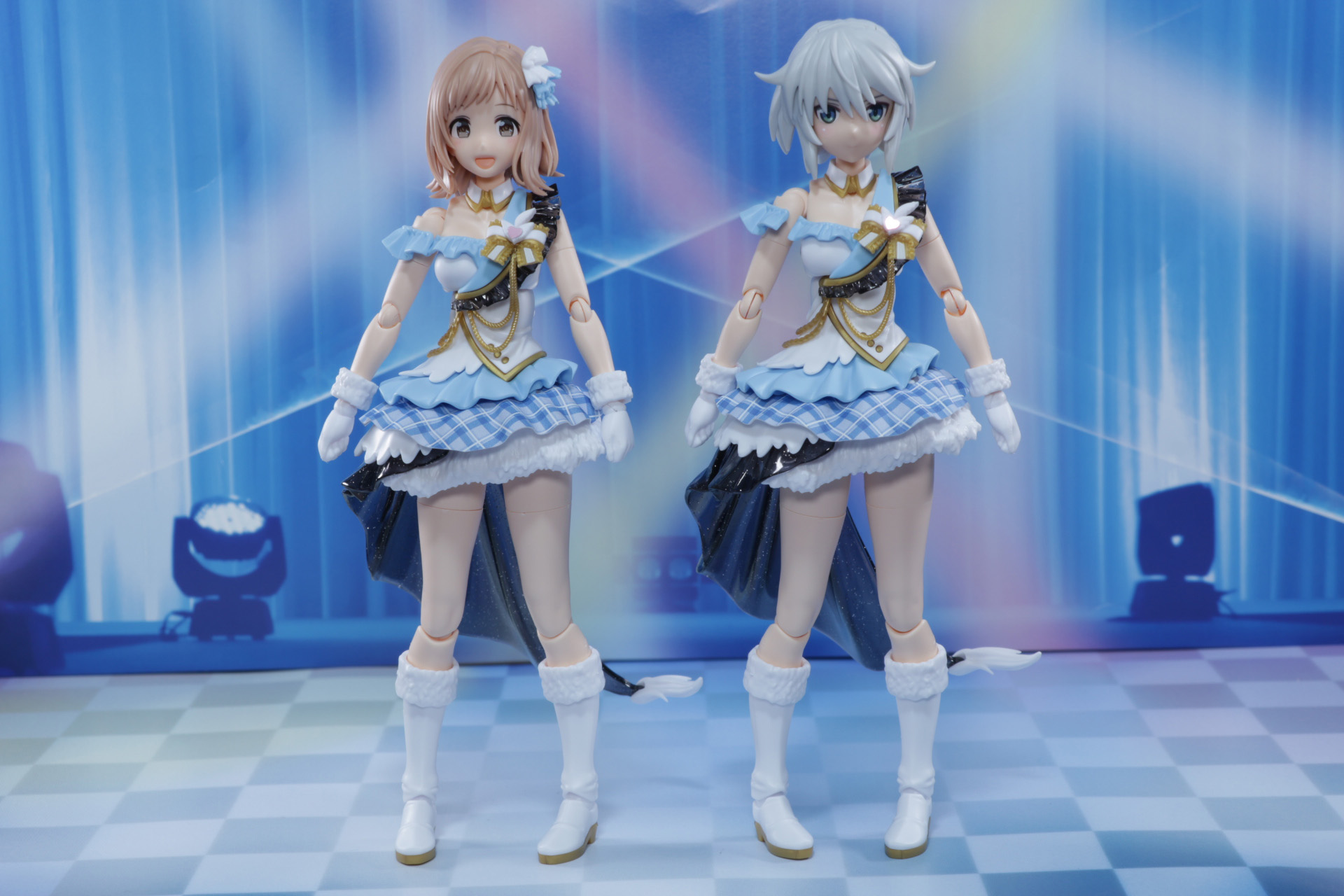 「30MS SIS-G00 リシェッタ[カラーA]」に「30MS オプションボディパーツ ビヨンドザブルースカイ1[カラーA]」との組み合わせ