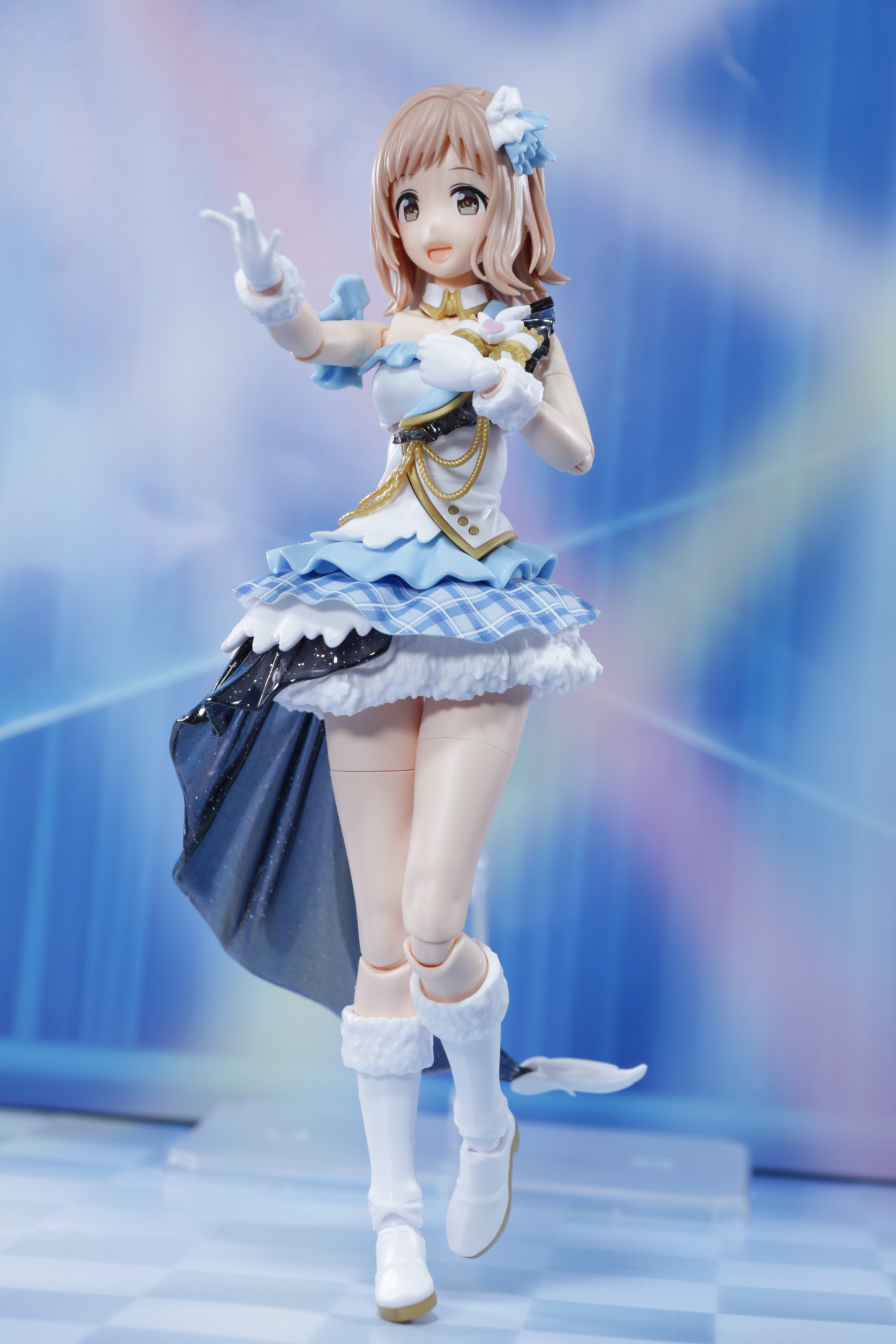 ステージで踊る姿をポージングで表現