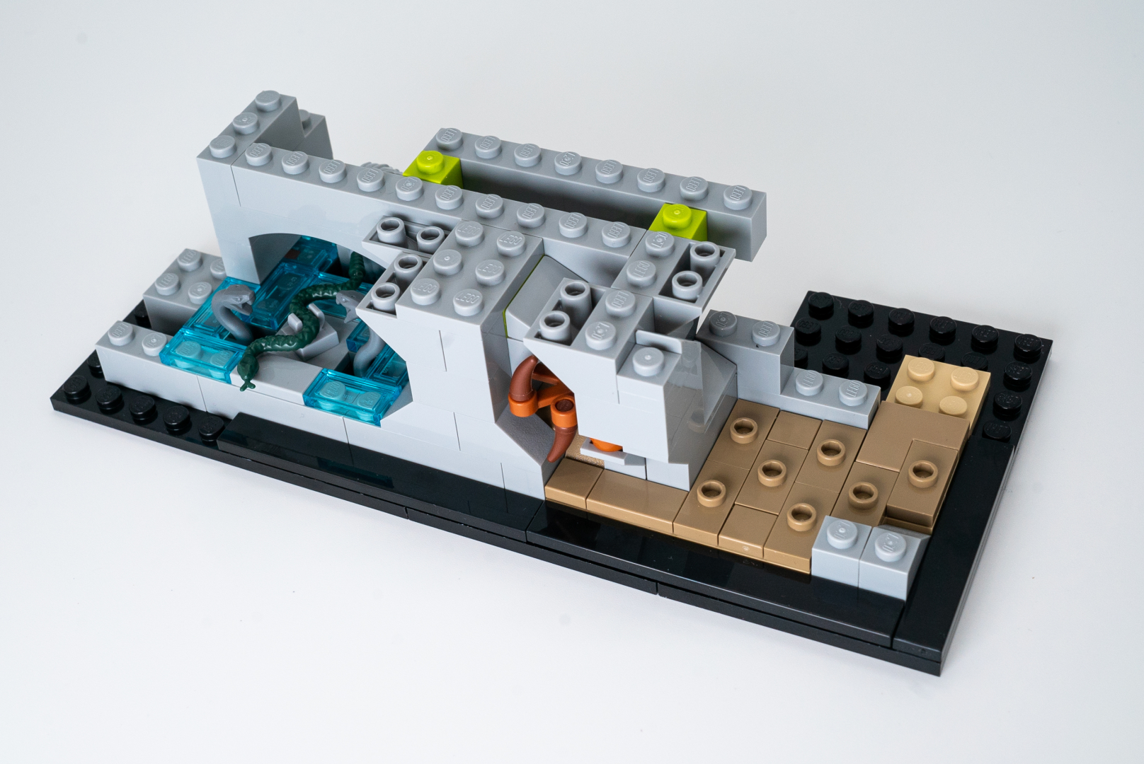 袋1の完成品。これがホグワーツ城になるのかと思うとたまらない