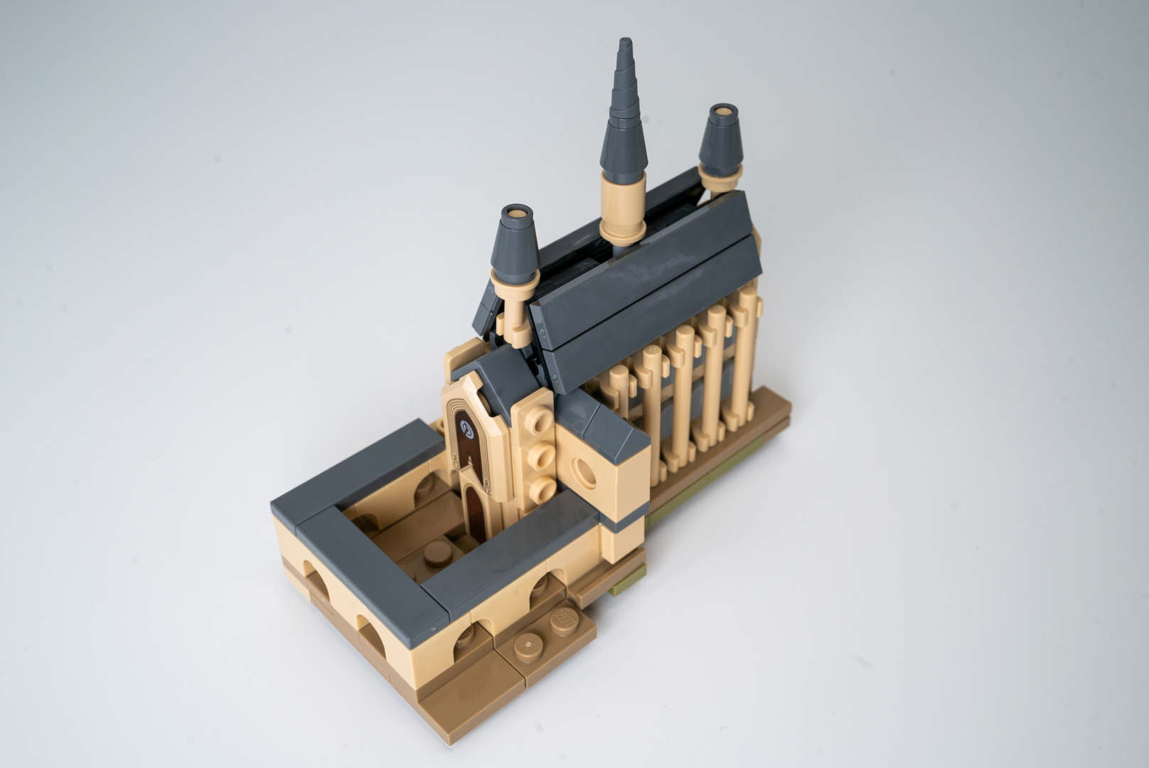 袋13で作ったホグワーツ城の建物