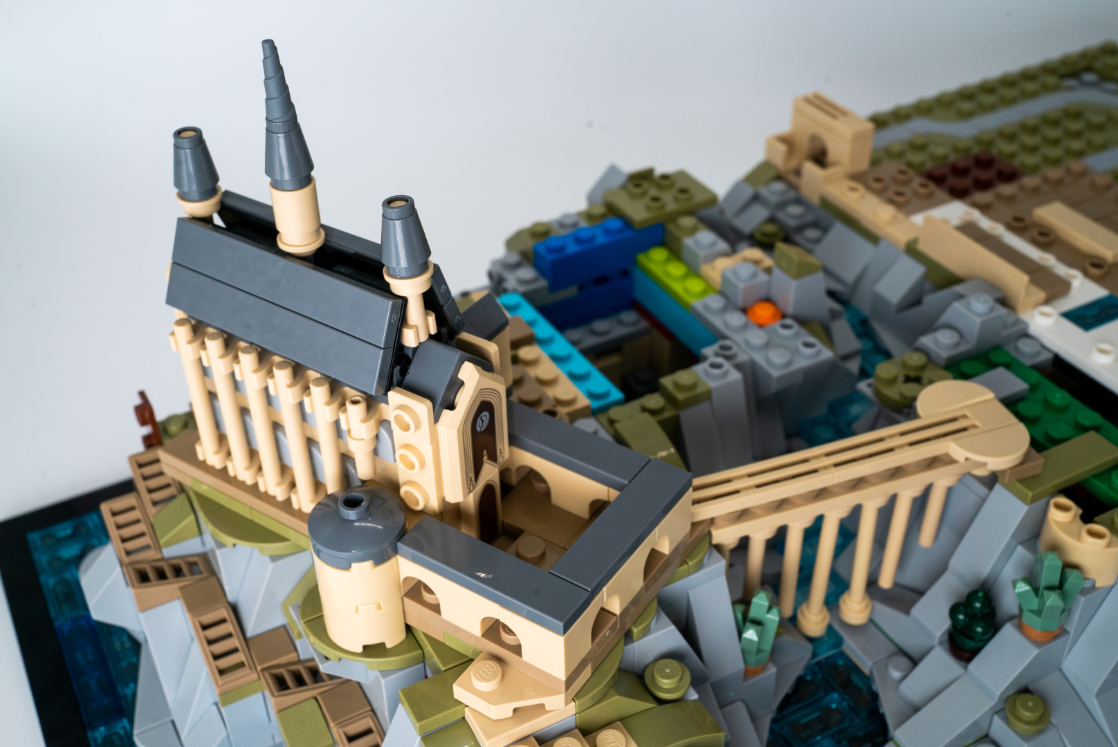 完成した建物を配置すると一気にテンションがアップする！