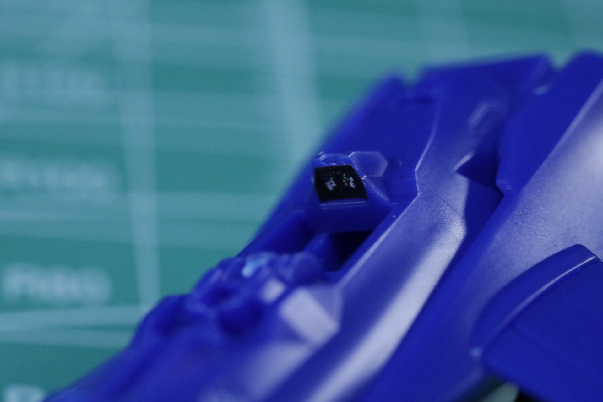 コックピット内にはディスプレイシール