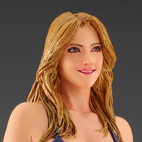 レジンキット「12リアルフィギュアコレクションNo.34“ブロンドガール