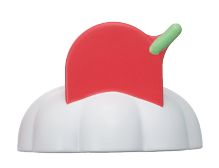 クリームとチェリーのいす、