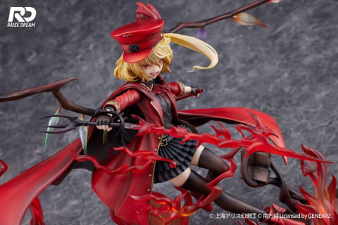 ★新品未開封 東方プロジェクト フランドール・スカーレット 軍服 フィギュア 東方Project フランドール・スカーレット 軍服Ver. イラストby