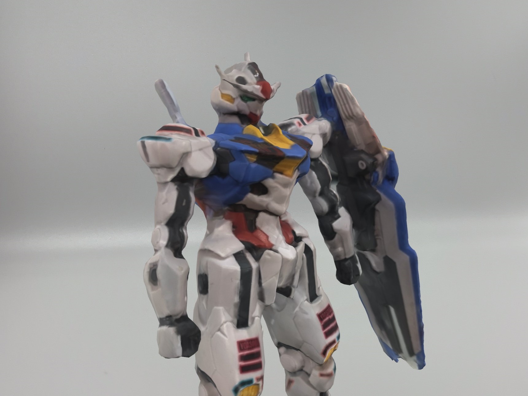 空間を認識して3Dモデルが留まるので、アップの写真を撮ることもできる