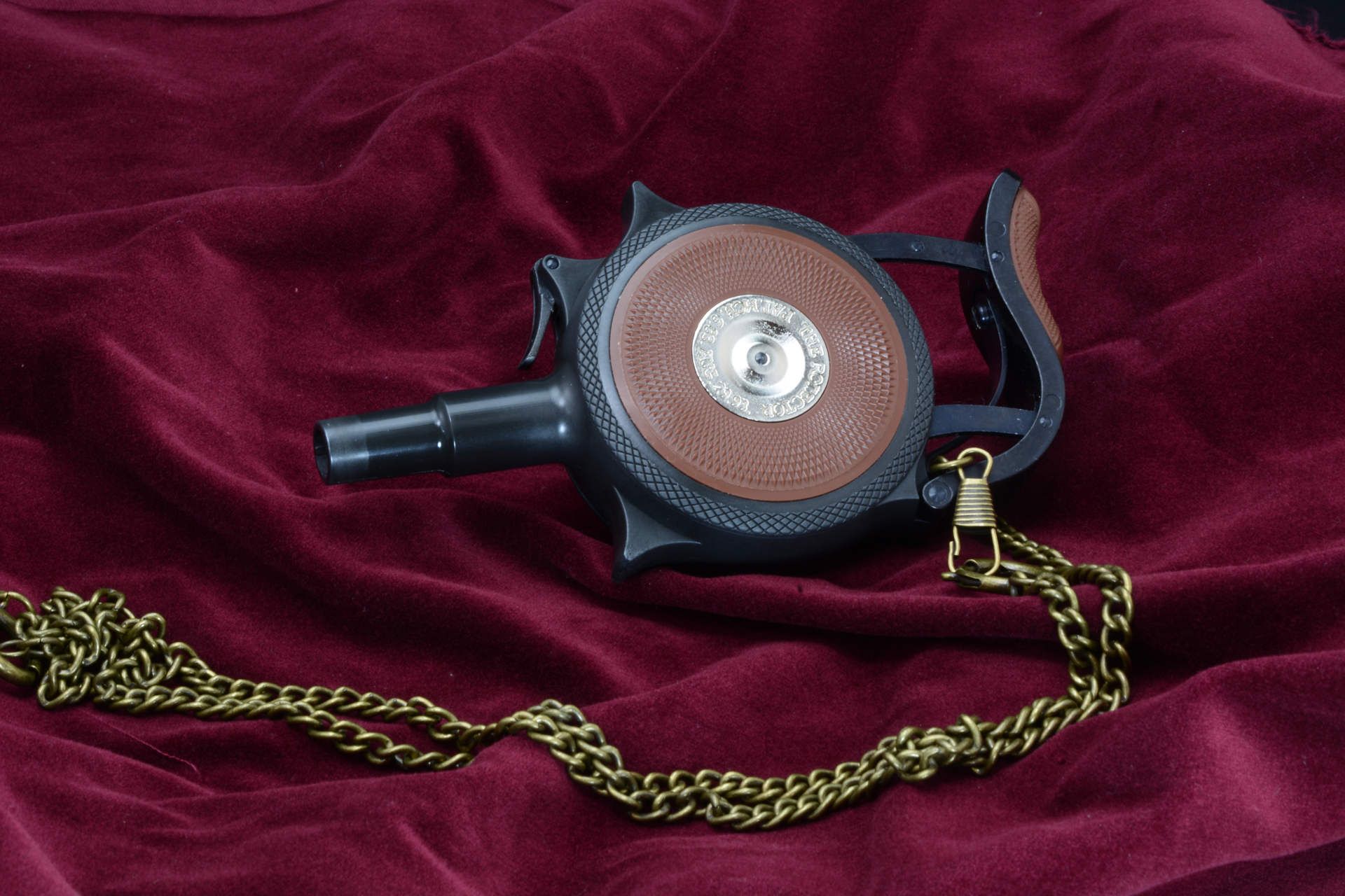 懐中時計用の鎖を付けてみた