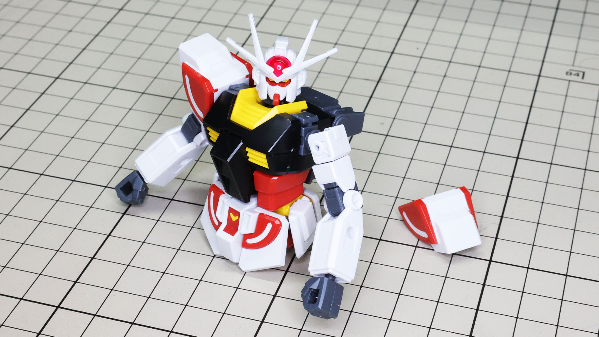肩アーマーは上からはめこみます