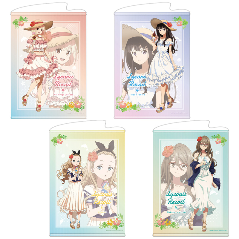 描き下ろしB2タペストリー 4種（価格：各3,300円）